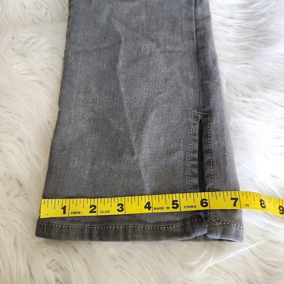 HUDSON Splice‎ Flare Girls Size 14 Slim Fit Jeans Stretch Denim Pants Gray NEW - Picture 14 of 16